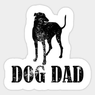 Greyhound Dog Dad Sticker